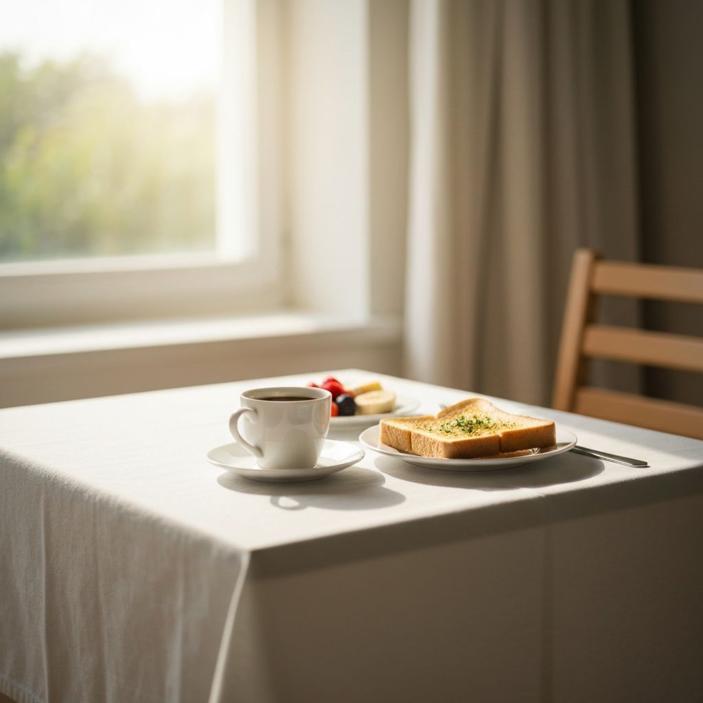 Morning meal setting